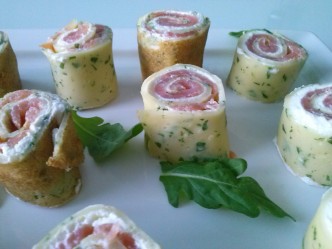 Bocconcini al salmone e formaggio