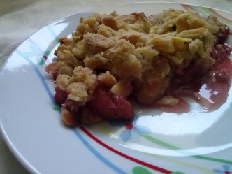 Crumble fragole e mandorle