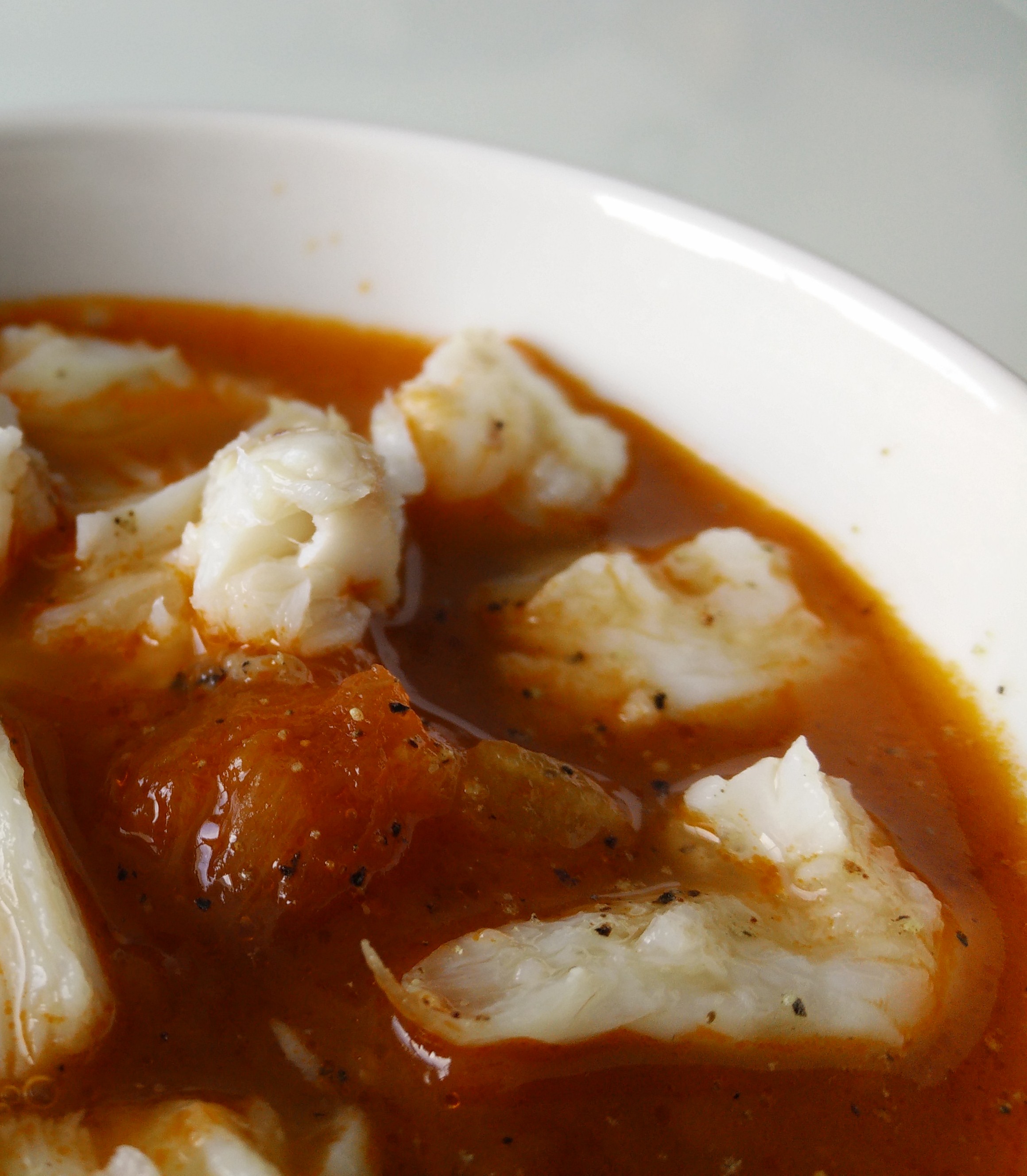 Zuppetta di pescatrice