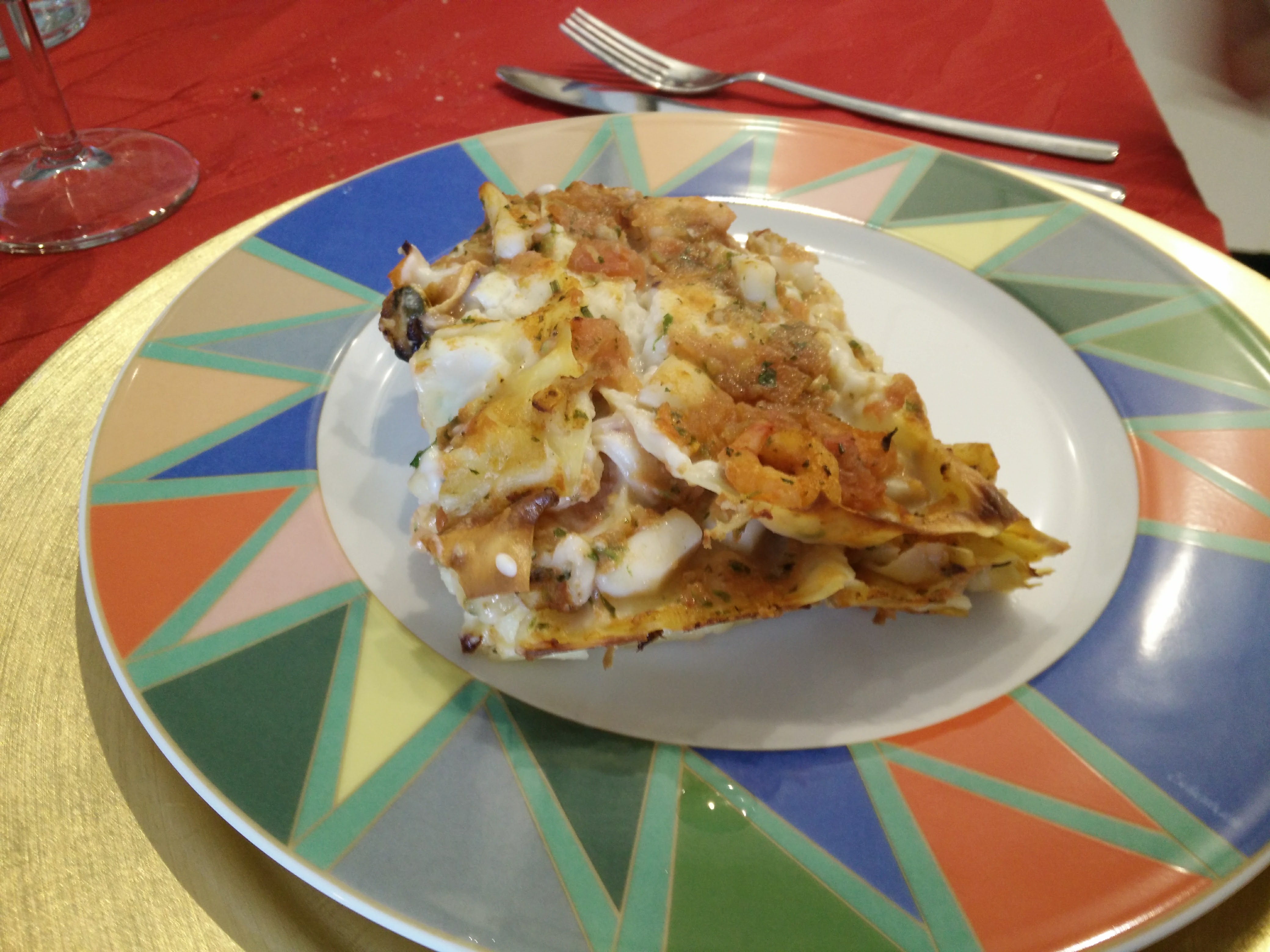 lasagne ai frutti di mare