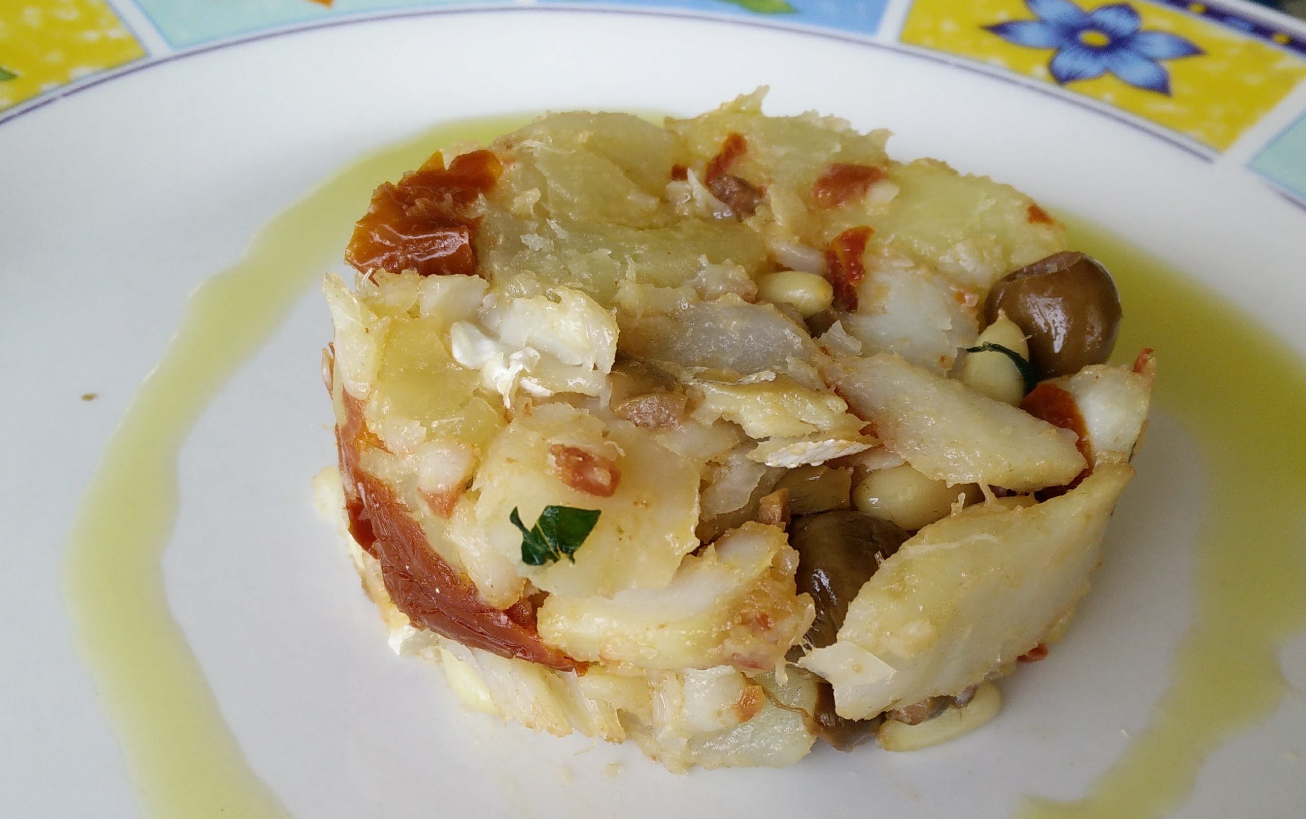 Insalatina tiepida di stoccafisso bagnato